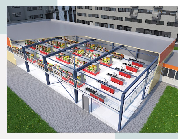 Строительство магазинов в Камень-на-Оби от 609 руб. за м²