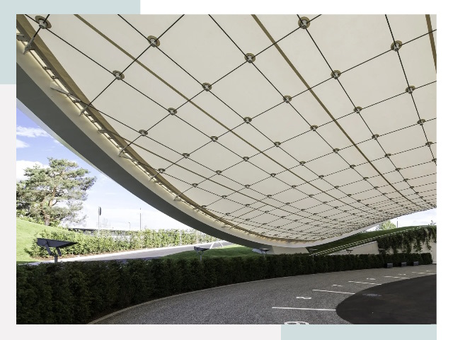 Мембранные конструкции в Камне-на-Оби