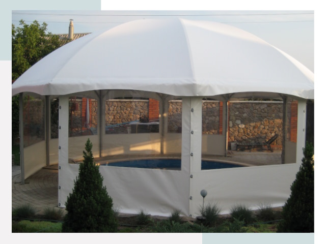 Тентовые павильоны в Камне-на-Оби