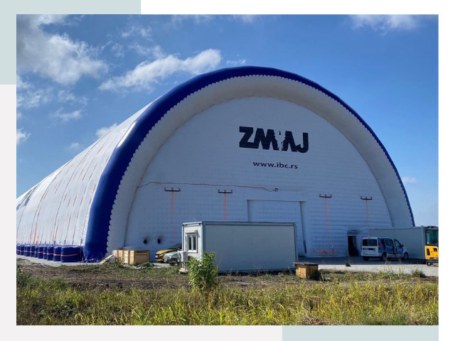 Брендирование ангаров в Камне-на-Оби