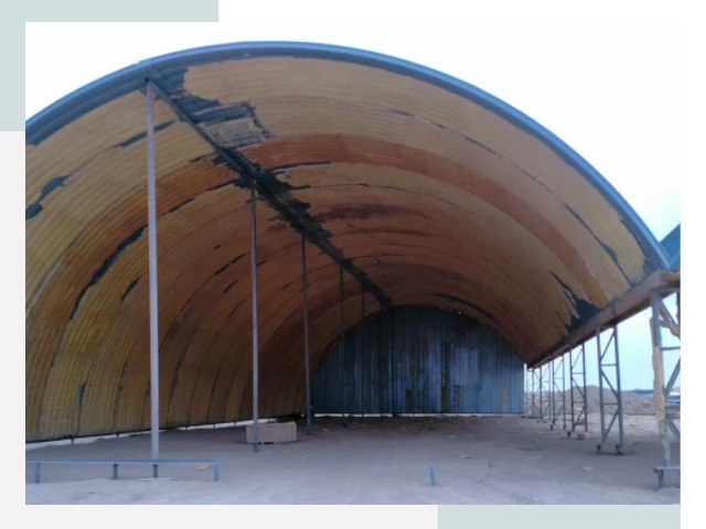 Реконструкция ангаров в Камне-на-Оби